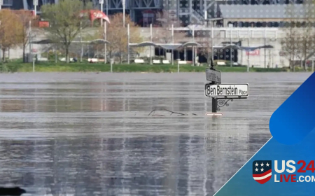 Historic Flooding Grips Central U.S., Water Levels to Remain High for Weeks